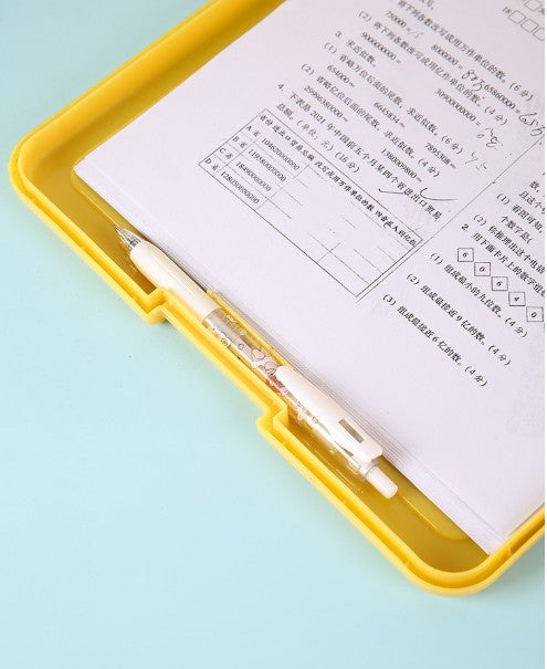 A4 Multi-Functional Foldable Clipboard W/ Storage Compartment
