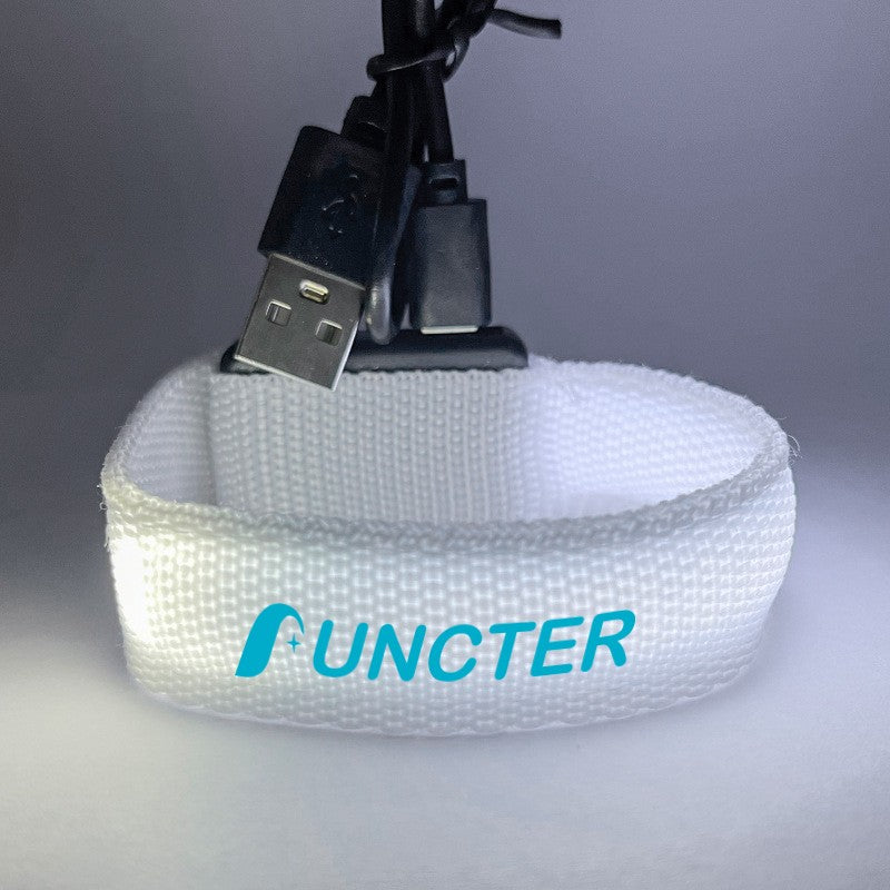 7-Color Changing LED Light-Up Wristband W/ USB Rechargeable