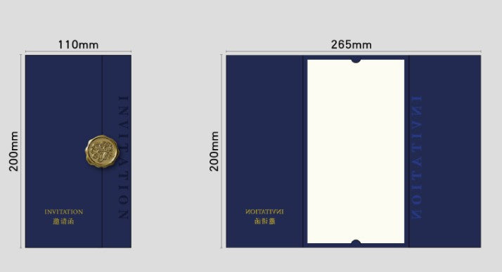 Custom Business Envelopes Invitation Envelopes W/ Insert