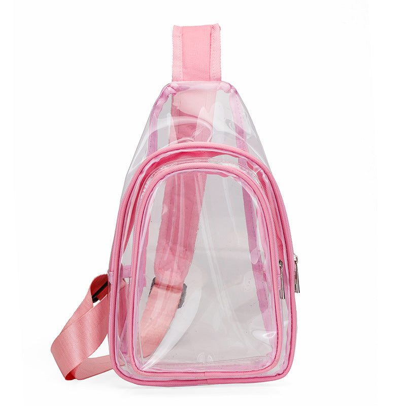 Transparent PVC Single Shoulder Crossbody Bag