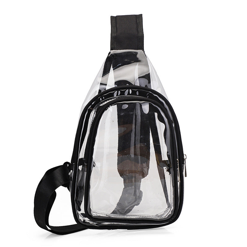 Transparent PVC Single Shoulder Crossbody Bag