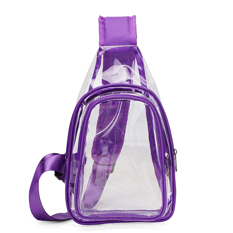 Transparent PVC Single Shoulder Crossbody Bag