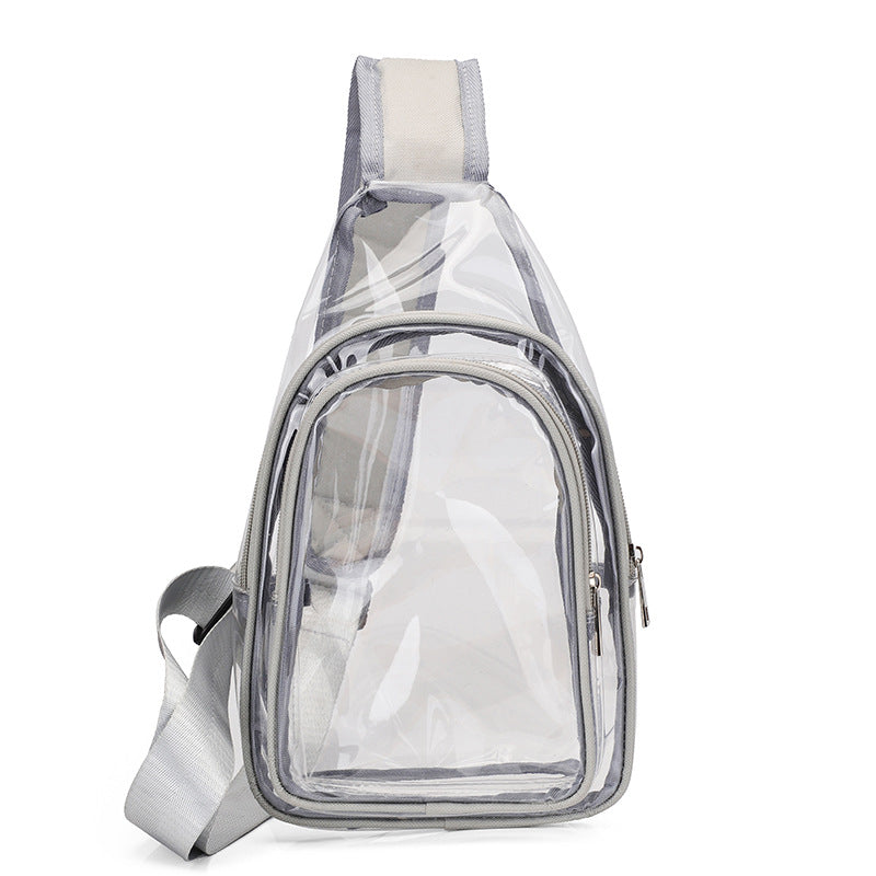 Transparent PVC Single Shoulder Crossbody Bag