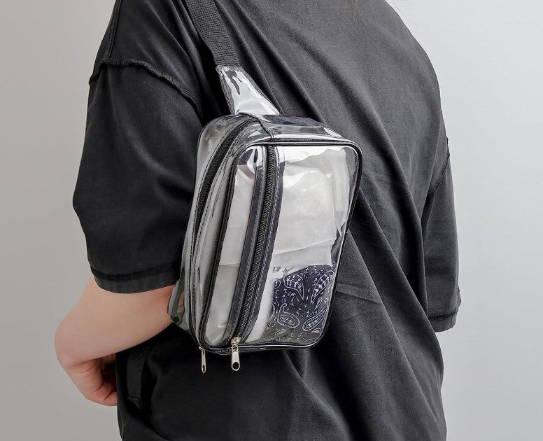 Clear PVC Crossbody Bag Waist Bag