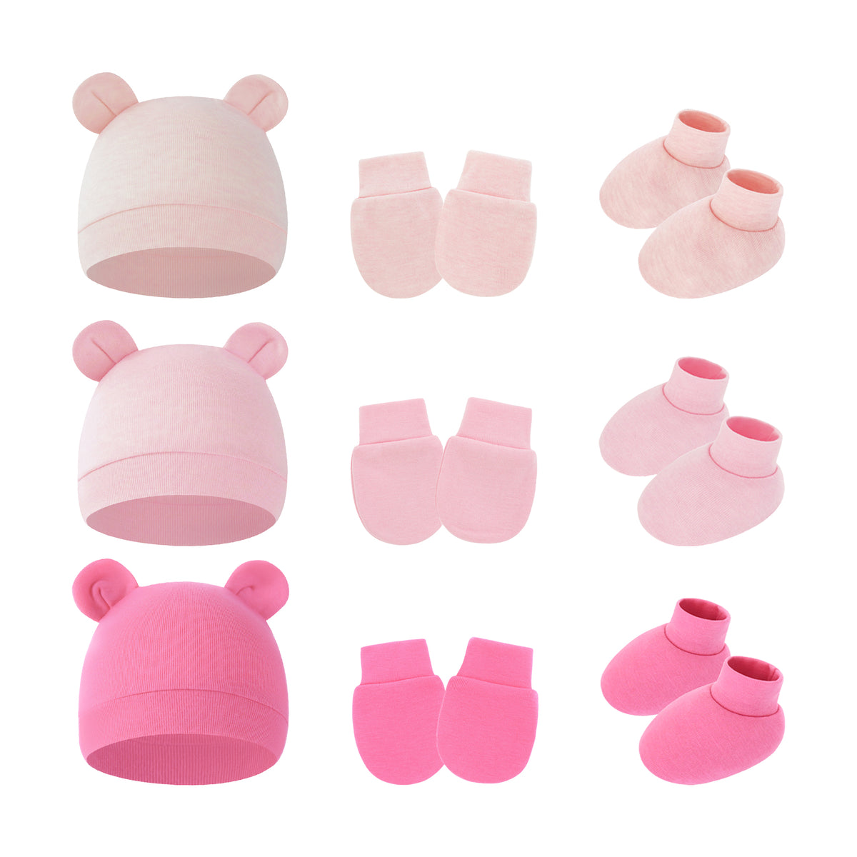 Light Pink/Pink/Rose Red