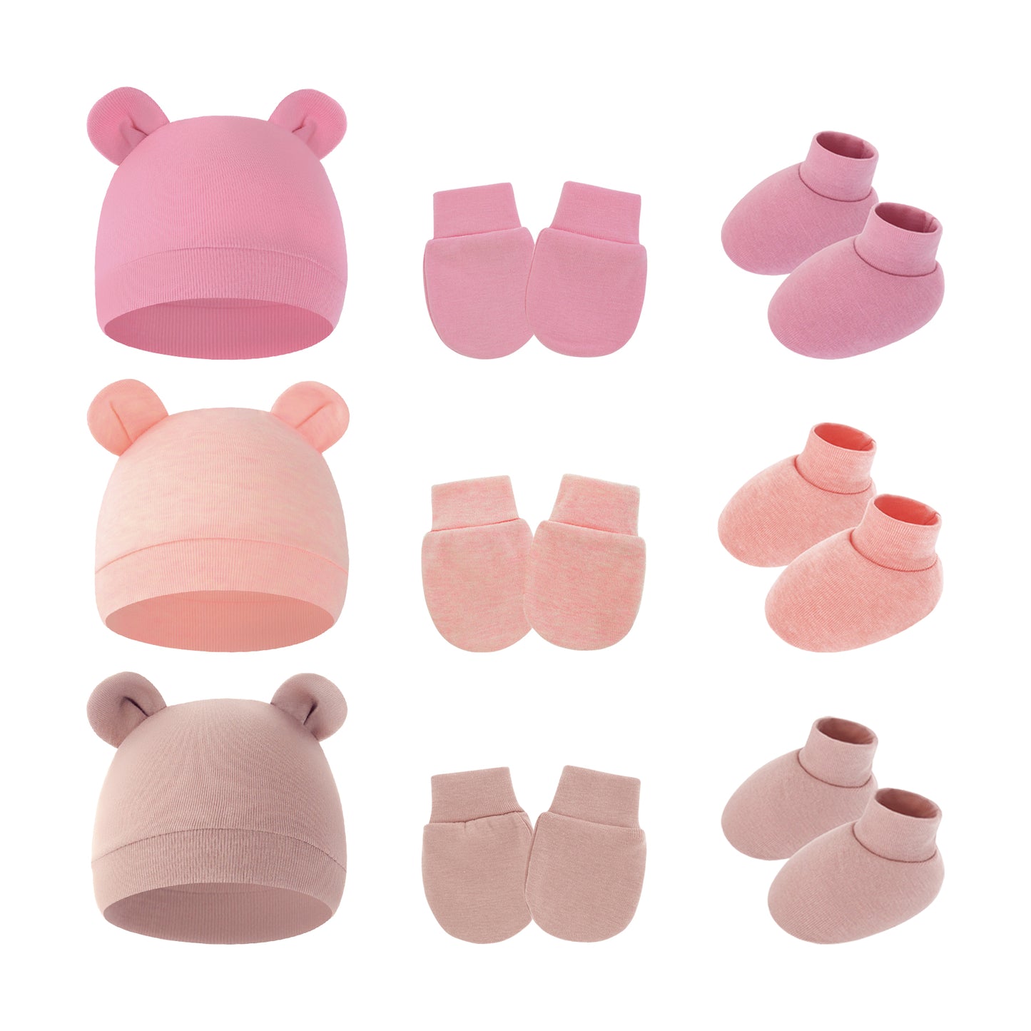 Deep Pink / Watermelon Pink / Taro Purple