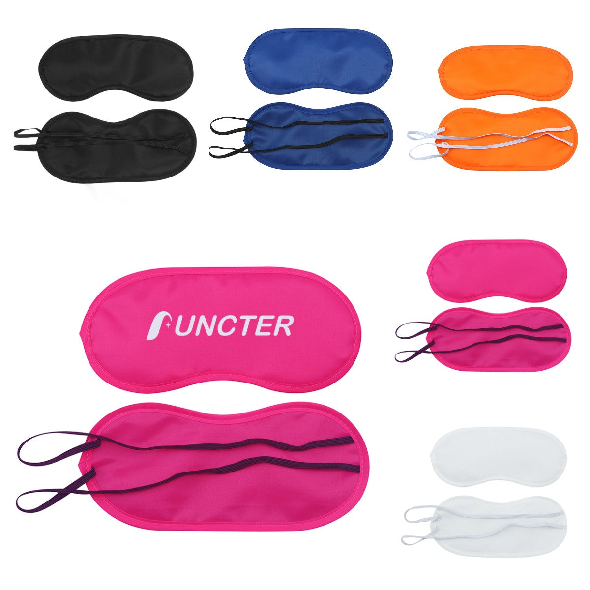 Polyester Blackout Sleeping Eye Mask Without Nasal Support