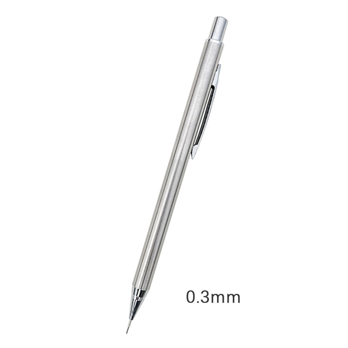 Stainless Steel Mechanical Pencil 0.3 mm Pencil Lead