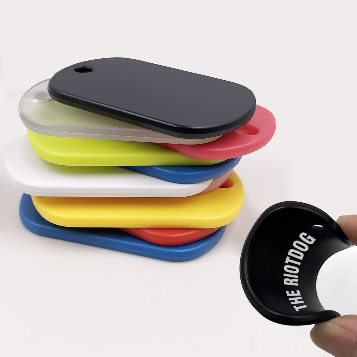 PVC Soft Material Rectangular Key Tag