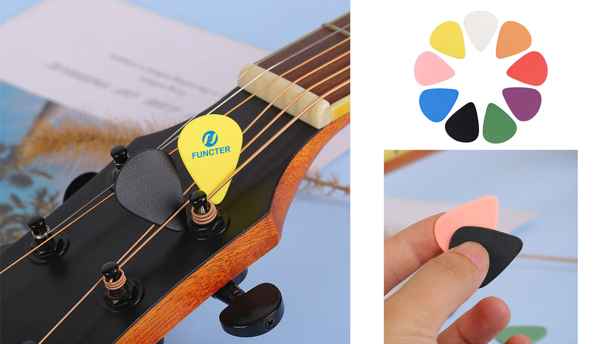 0.96mm Thickness Matte Frosted ABS Guitar Picks