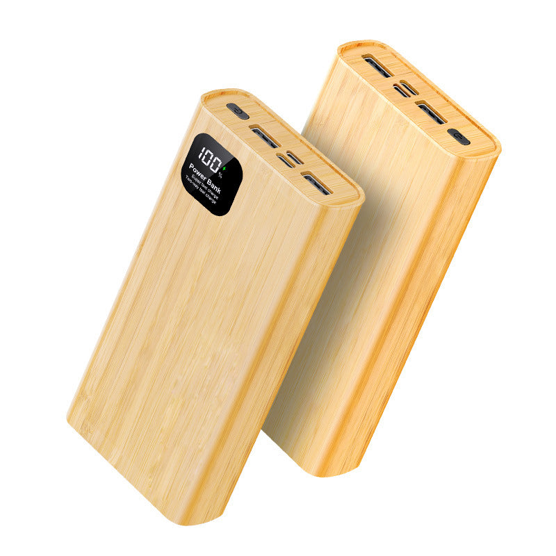 10,000 mAh PD 22.5W Bamboo Pattern Power Bank