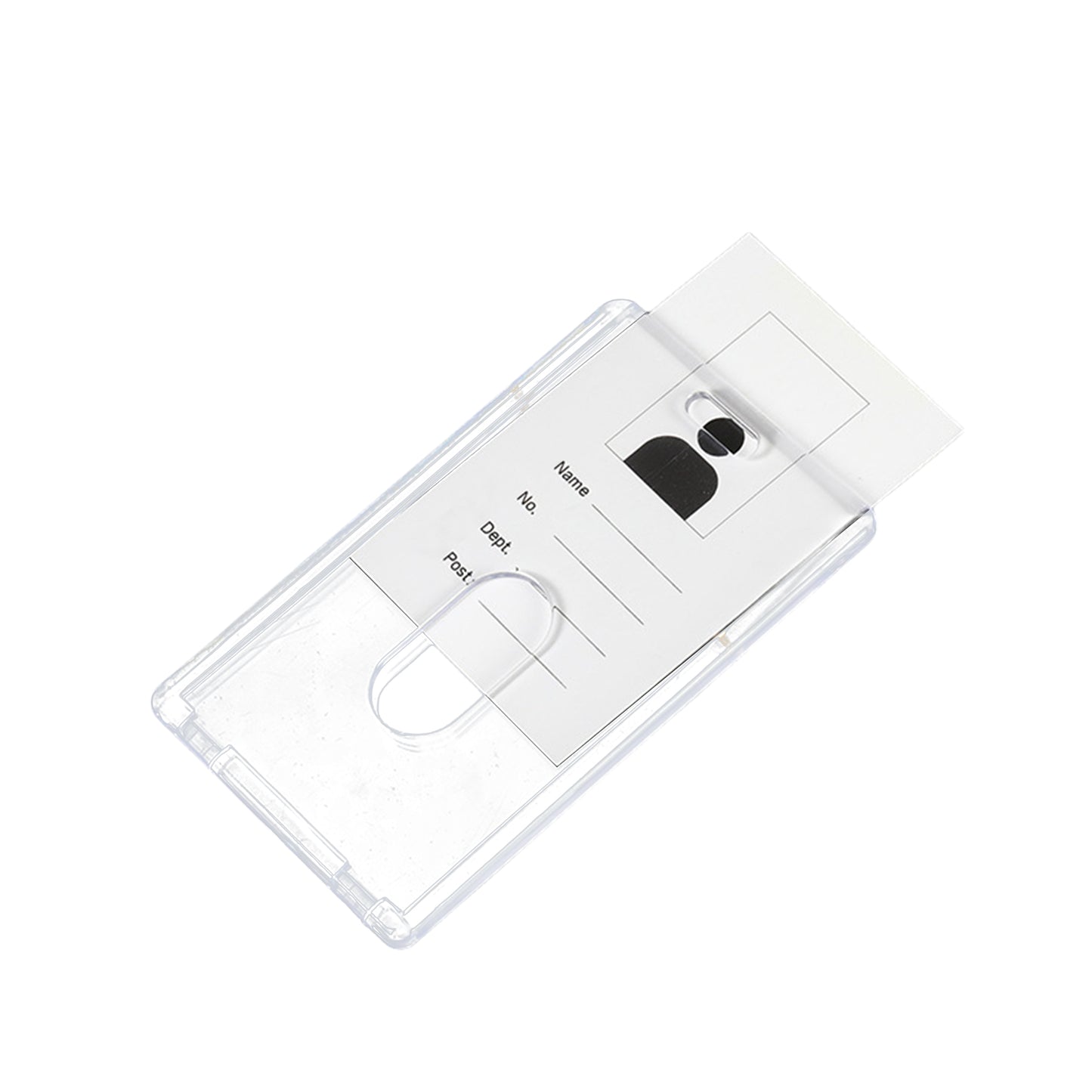 Simple Vertical Acrylic Exhibition Card Holder