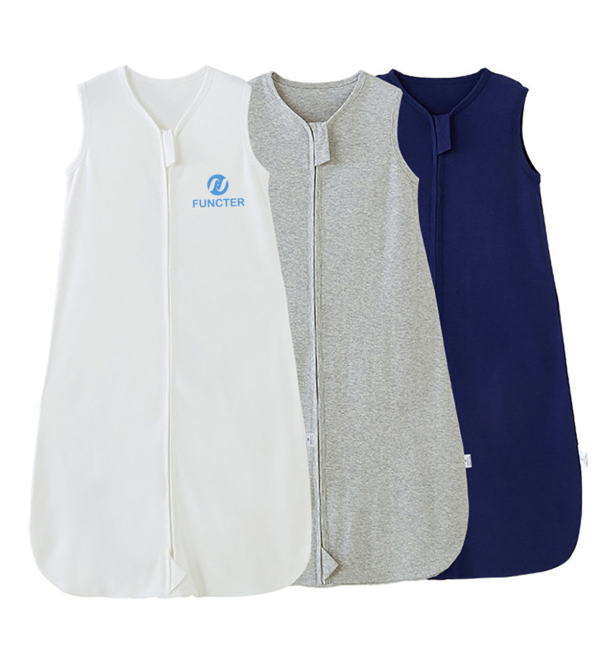 100% Cotton Sleeveless Baby Sleep Sack for Summer - 0-24 Months