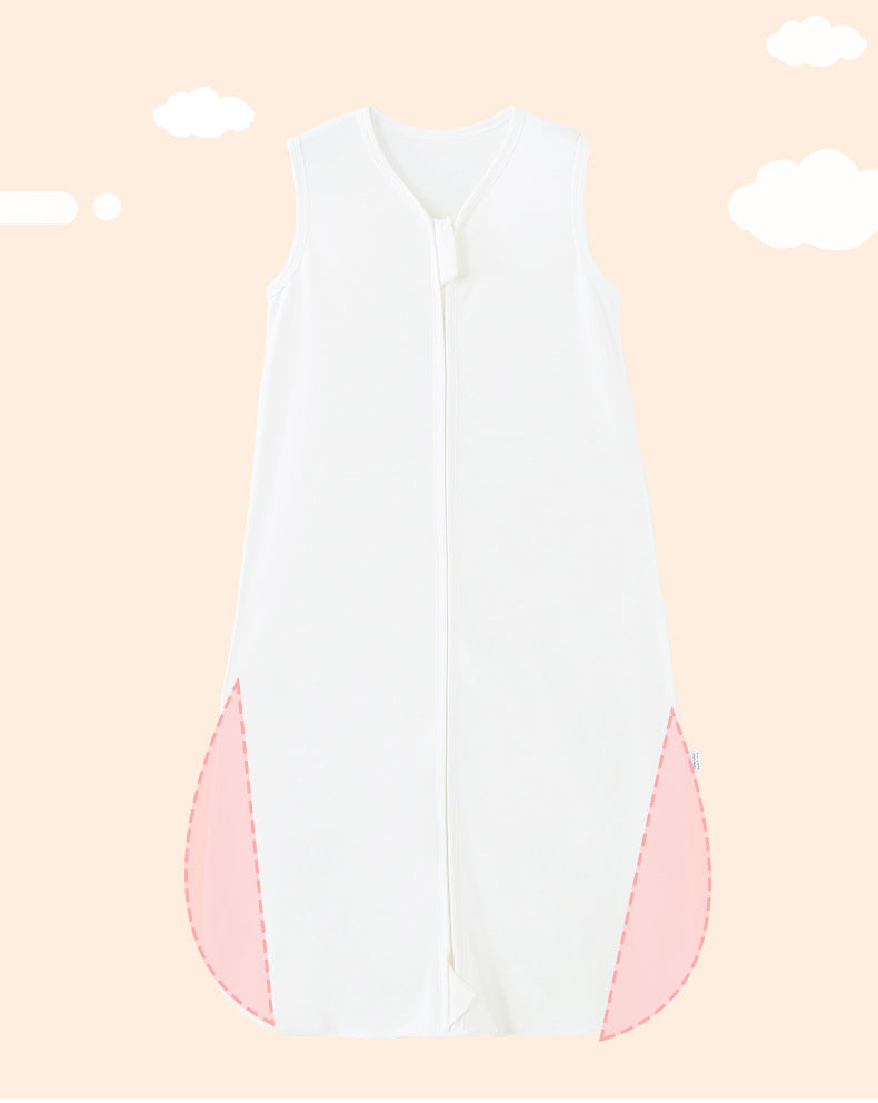 100% Cotton Sleeveless Baby Sleep Sack for Summer - 0-24 Months