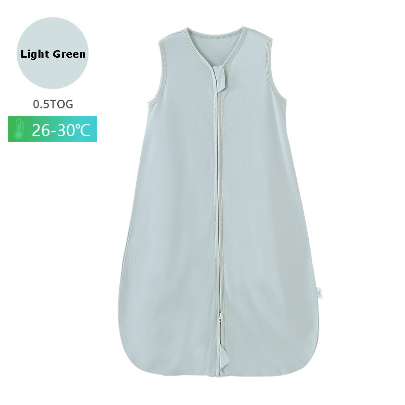 100% Cotton Sleeveless Baby Sleep Sack for Summer - 0-24 Months