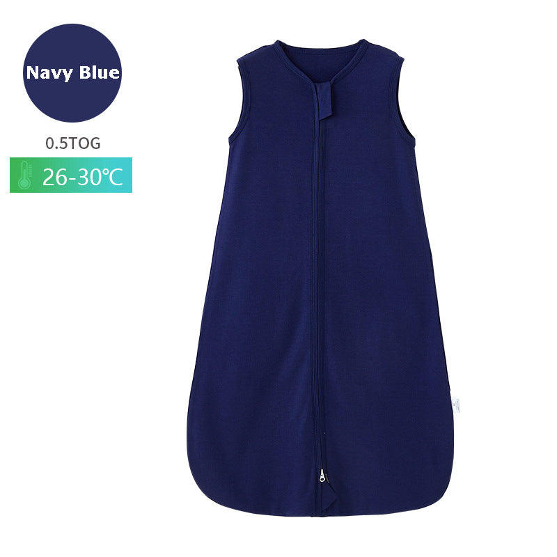 100% Cotton Sleeveless Baby Sleep Sack for Summer - 0-24 Months