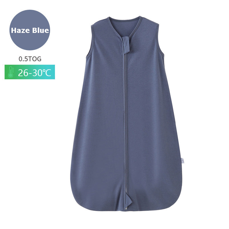 50% Cotton and 50% Bamboo Sleeveless Baby Sleep Sack for Summer - 0-24 Months