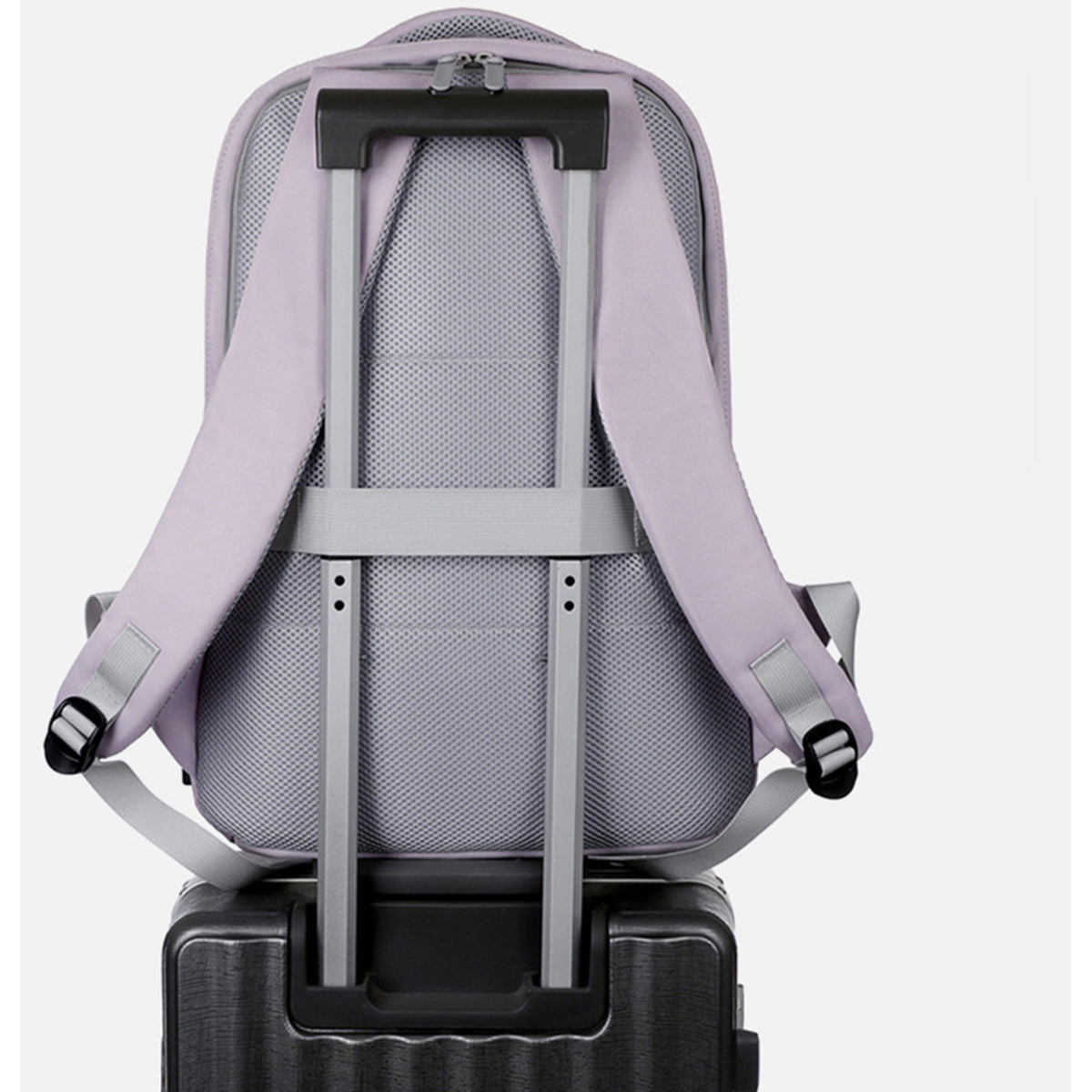 Back Strap Men's Backpack USB Connector Backpack Business Backpack College Backpack