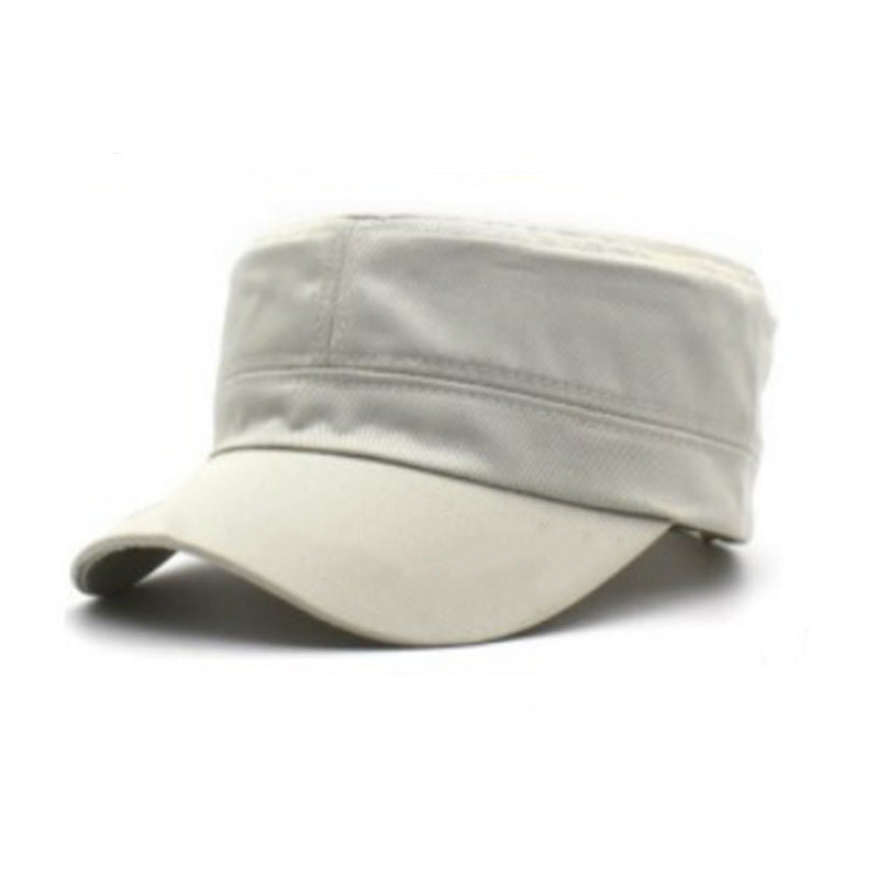 Army Cap Military Hat for Men Women Adjustable Cotton Flat Top