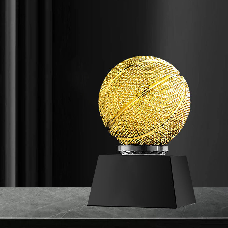 Resin & Crystal Basketball Trophy