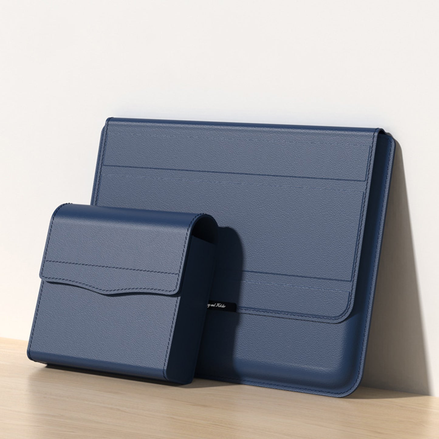 15" PU Leather Laptop Bag Multifunction