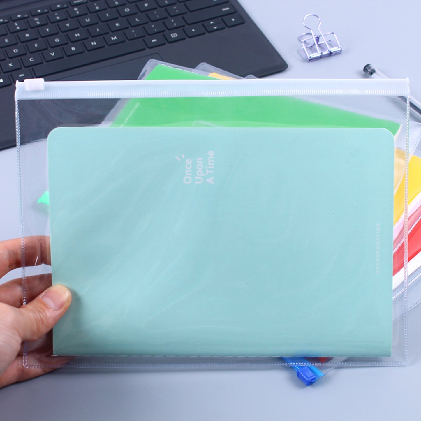 Plastic Clear Document Bags With Pocket Plactic Envelope