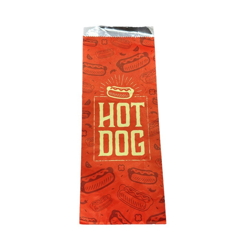 Foil Hot Dog Wrapper Sleeve