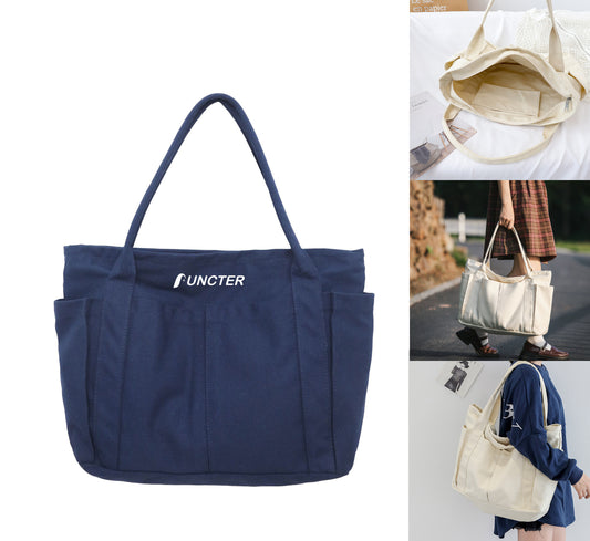 Heavy Duty 16 Oz. Cotton Canvas Boat Tote Bag