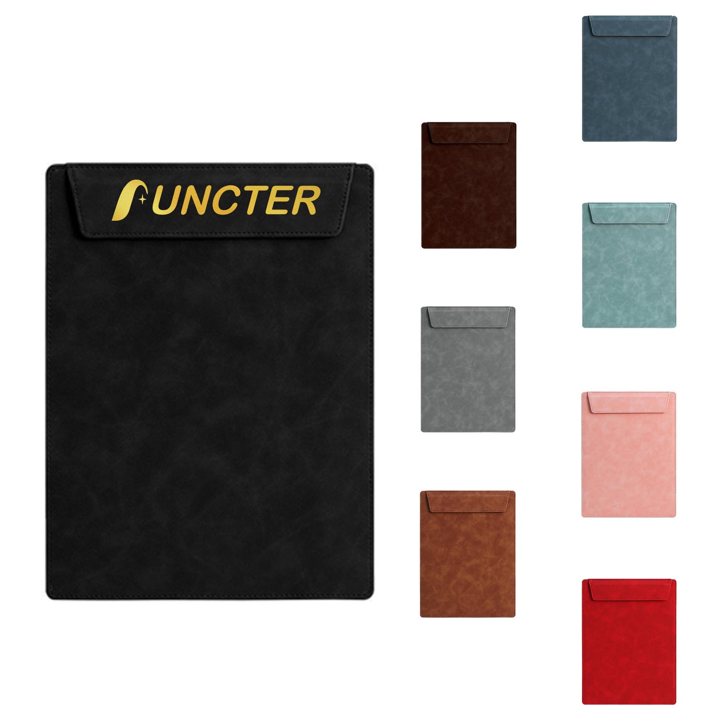 Leather Magnetic A4 Document Folder With Magnetic Closure