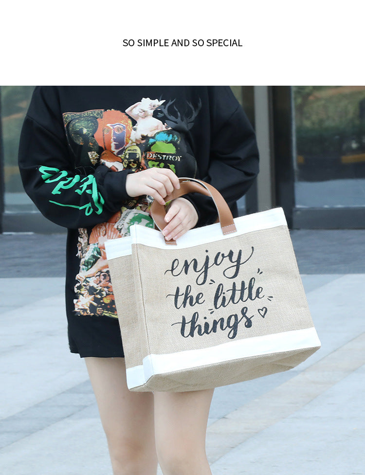 Burlap/Canvas Tote Bags