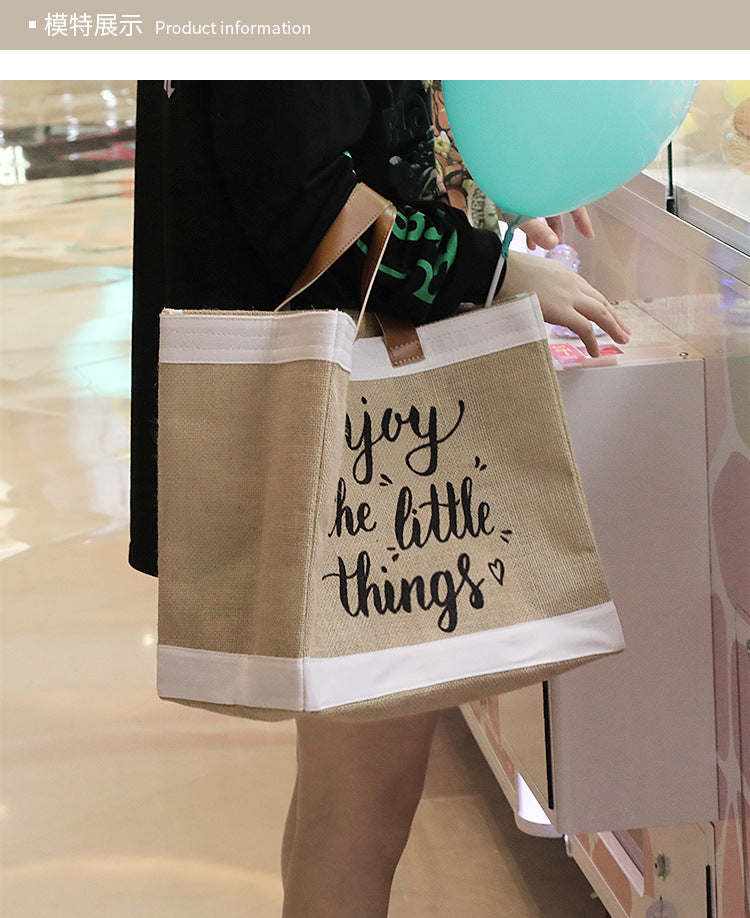 Burlap/Canvas Tote Bags