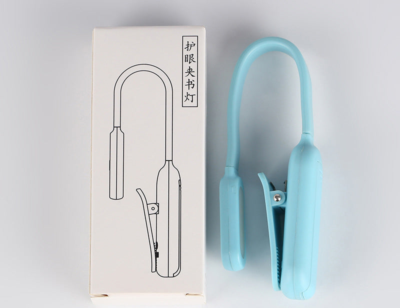 Book Light Reading Light Rechargeable Book Light, Lightweight Clip on Book