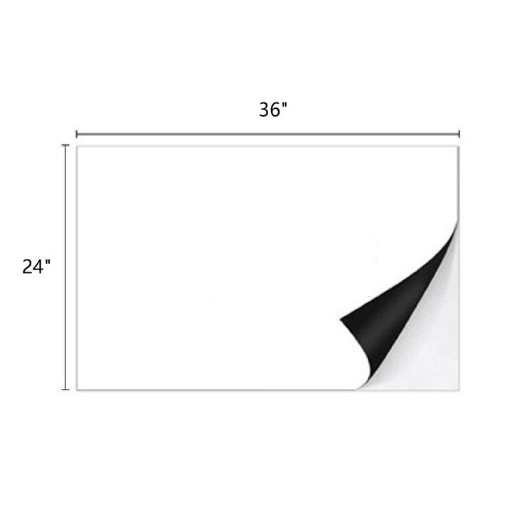 White Surface Magnet Sheets White Board Sticker Adhesive