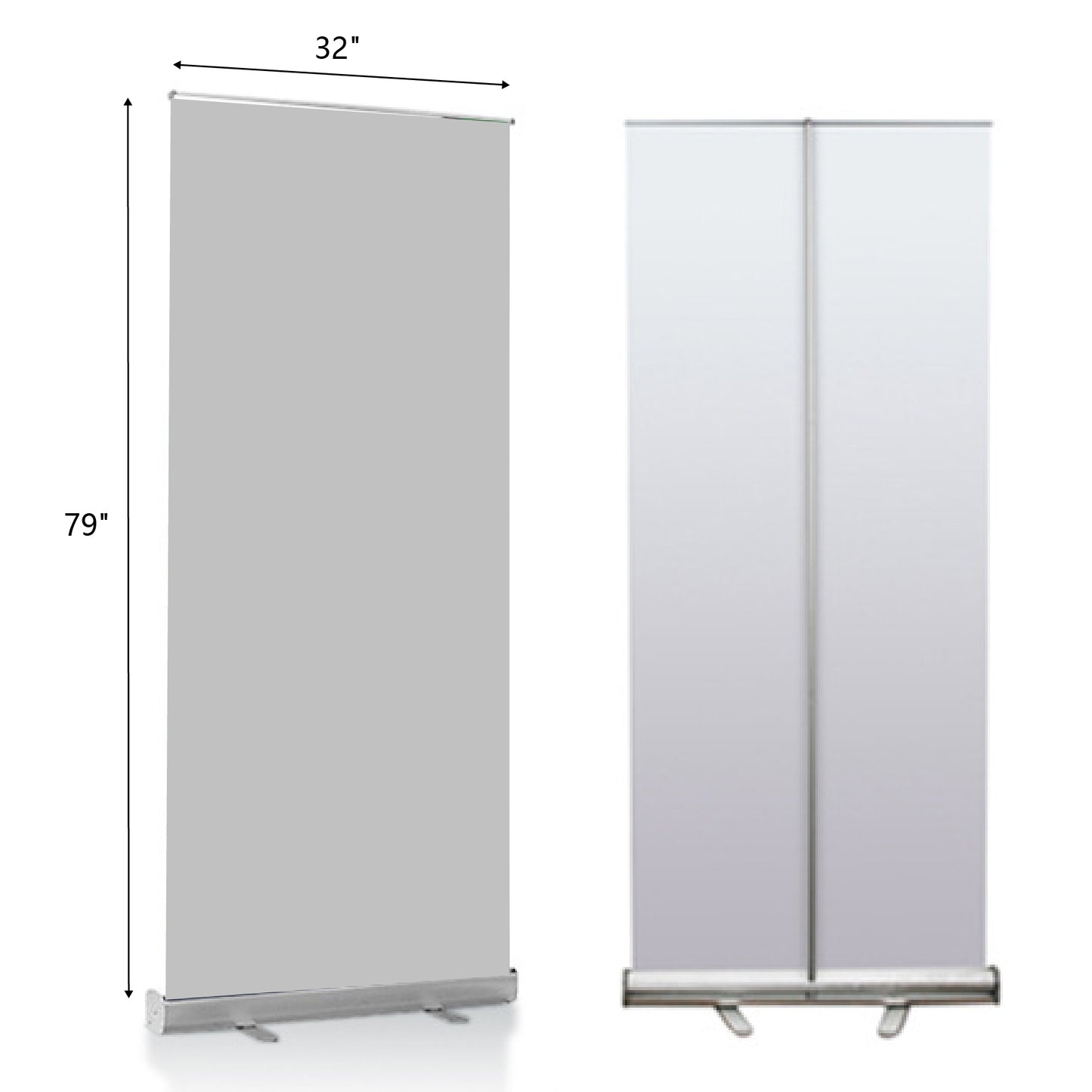 32 x 79 Retractable Banner Display Roller Banner for Summer Camp, Seminar, Lecture, Meeting
