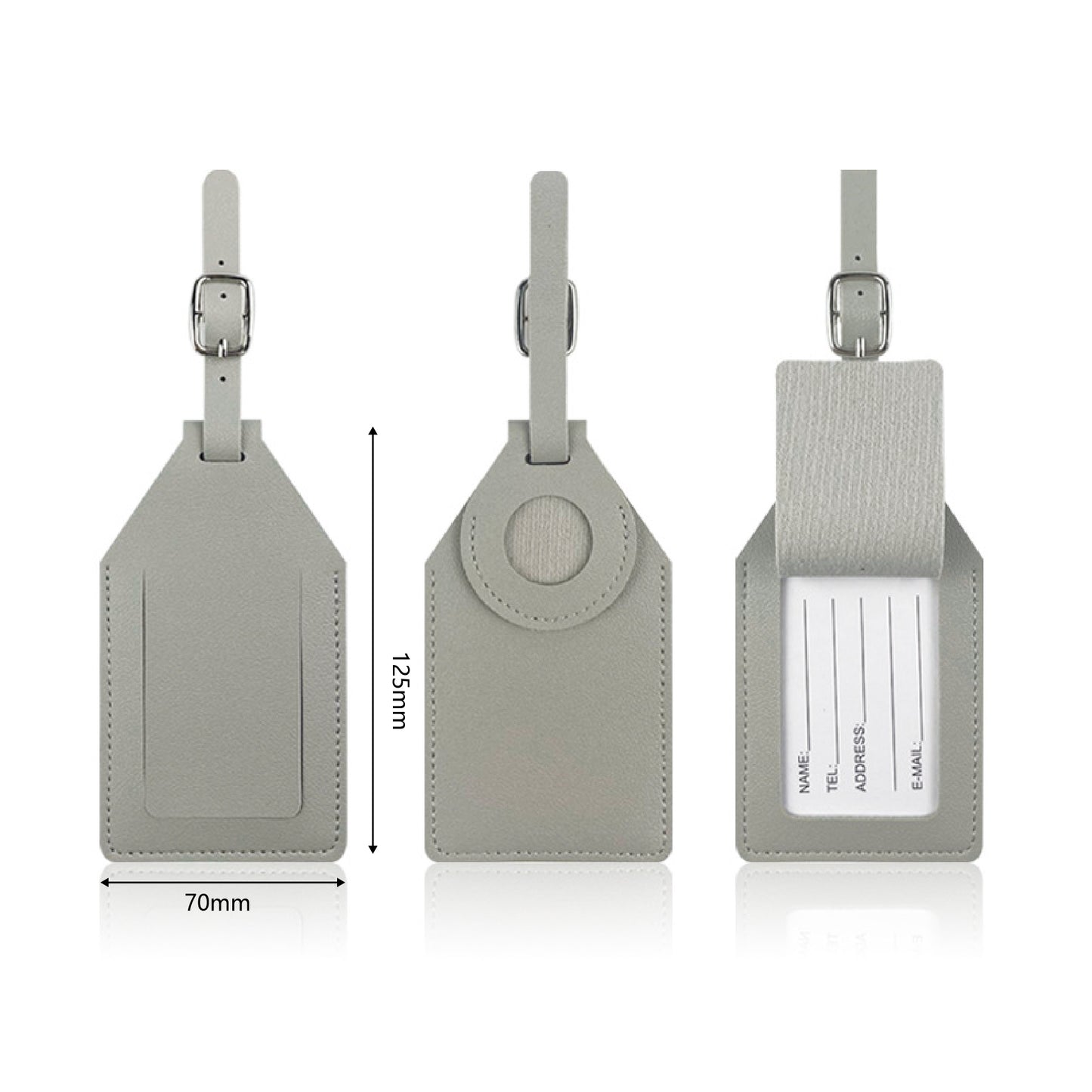 2" 1 Luggage Tag with Tracker Cover Full Privacy Cover