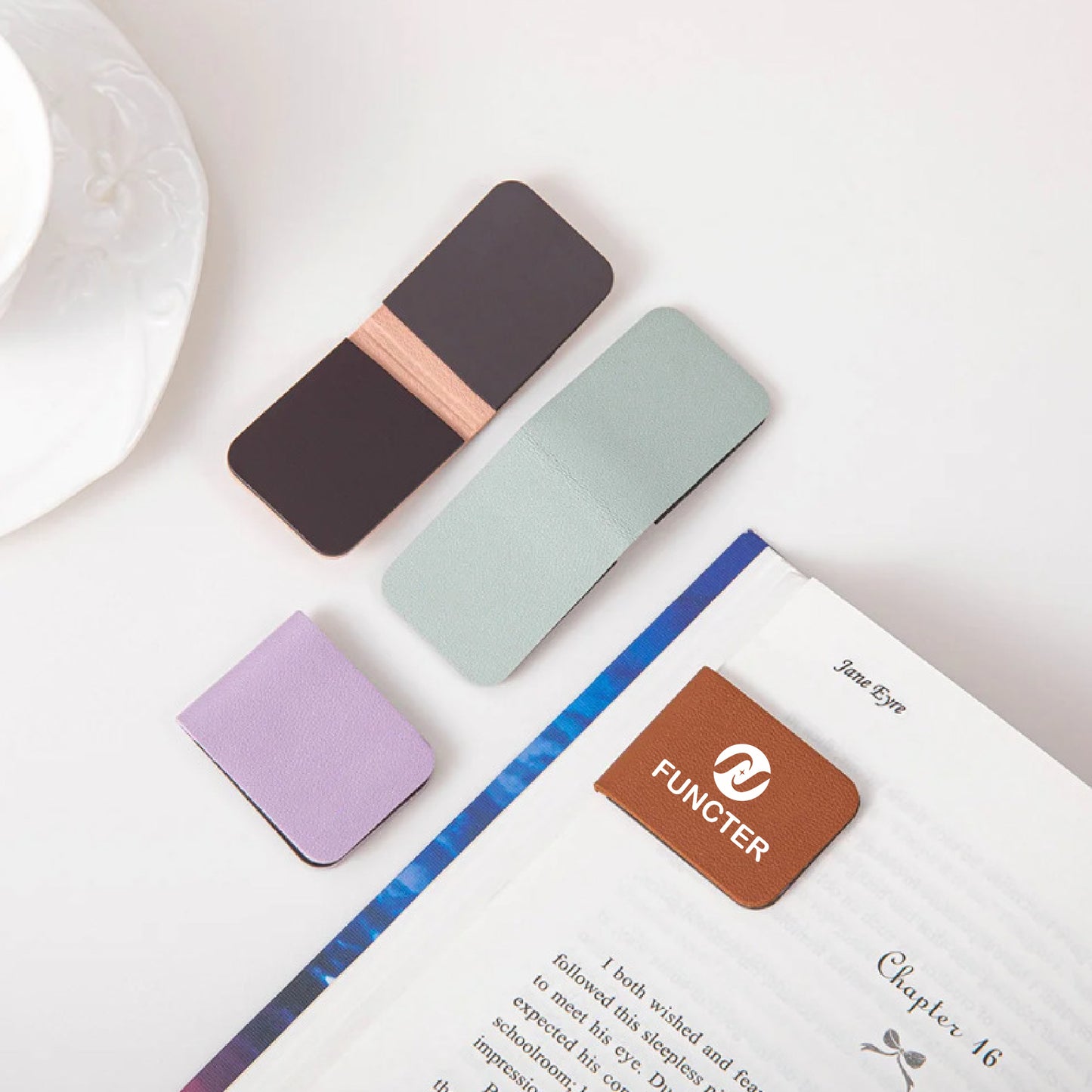 Magnetic Bookmark Book Marker Clip for Teachers, Students, Book Lovers