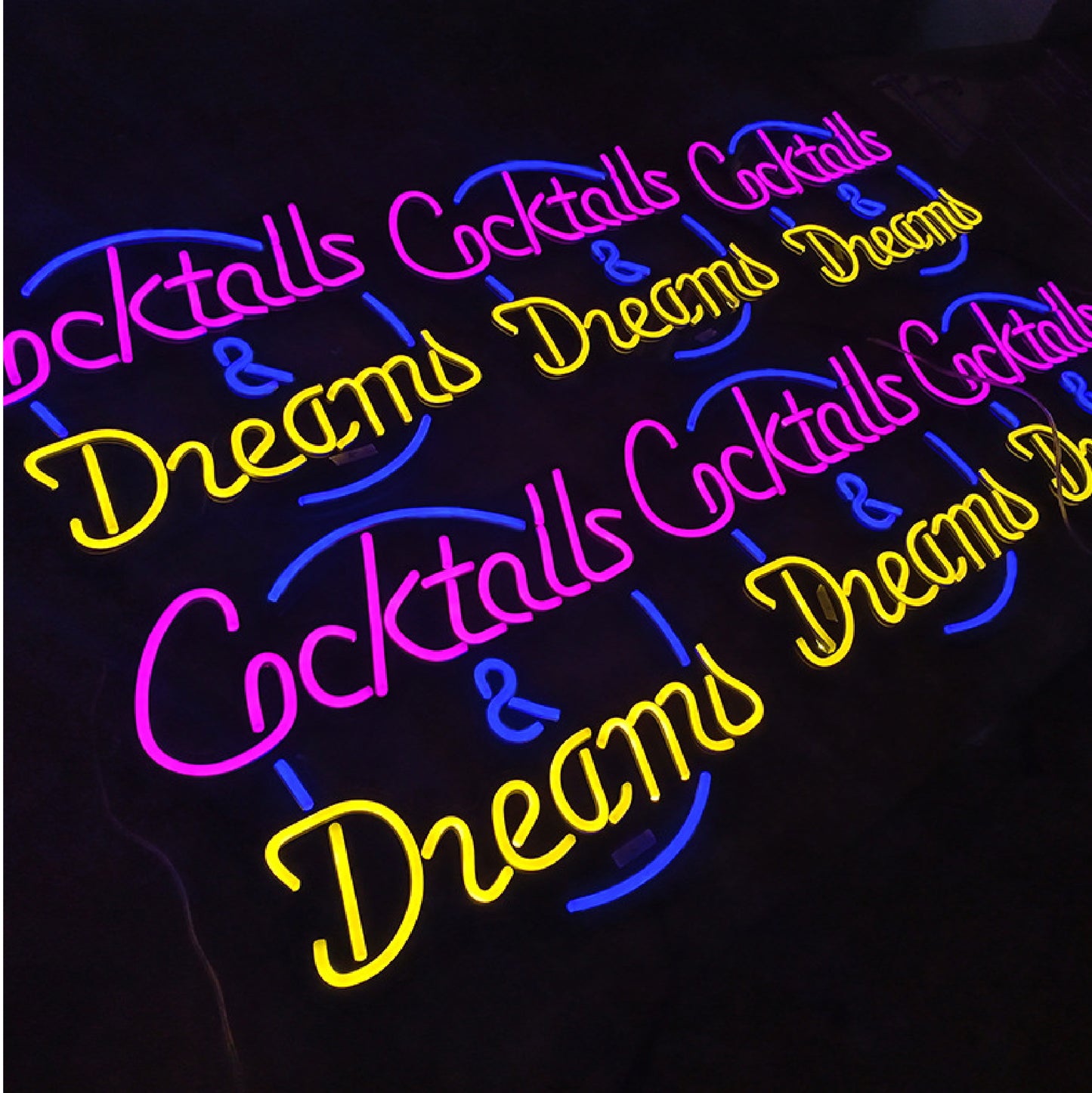 30" Neon Sign Custom LED Neon Light Night Club Sign LED Glow Sign for Cocktail Bar