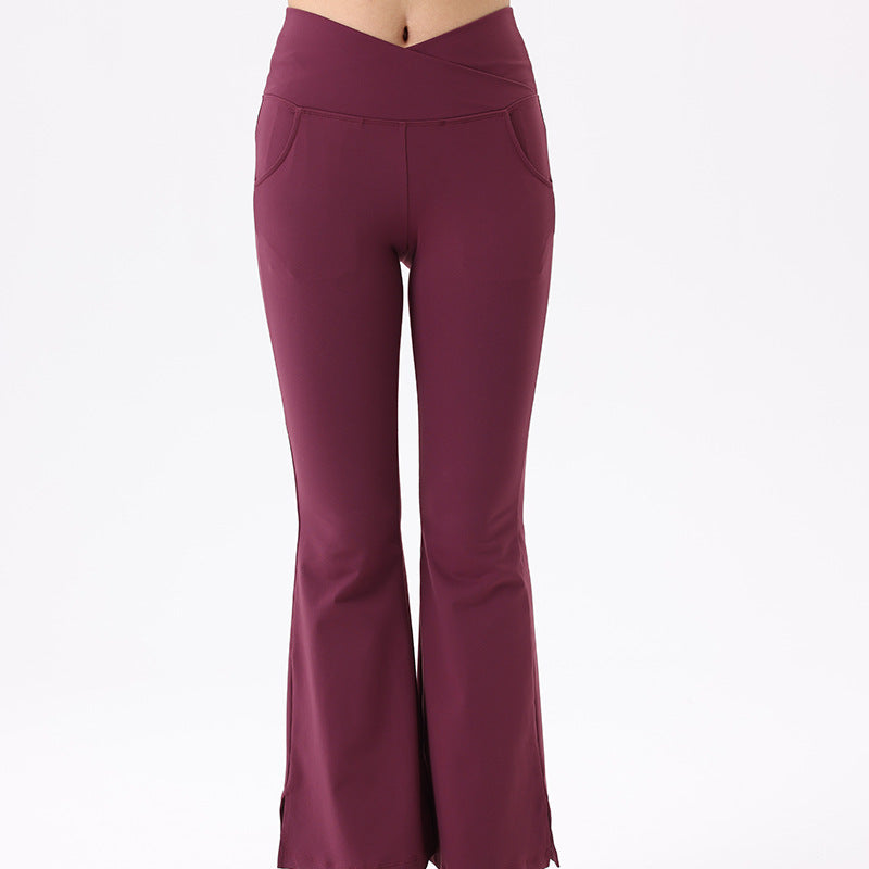 High Waisted Bootcut Yoga Pants With Pocket For Women Flare Yoga Leggings