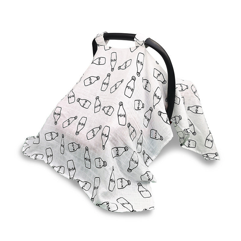 Full Color Imprint Baby Car Seat Cover Baby Stroller Canopy