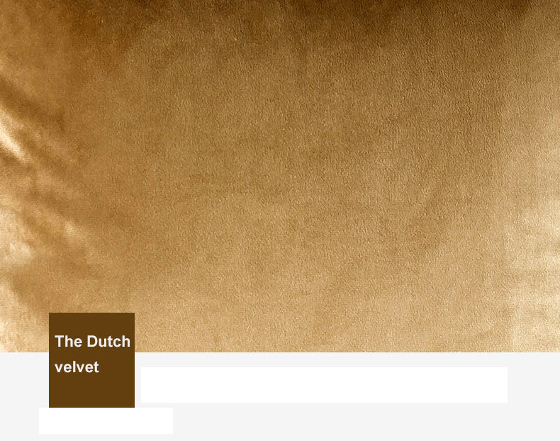 17.7 x 17.7" Premium Square Dutch Velvet Throw Pillowcase With Hidden Zipper
