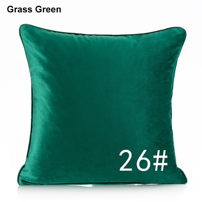 17.7 x 17.7" Premium Square Dutch Velvet Throw Pillowcase With Hidden Zipper