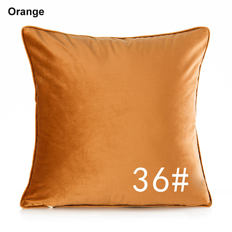 17.7 x 17.7" Premium Square Dutch Velvet Throw Pillowcase With Hidden Zipper