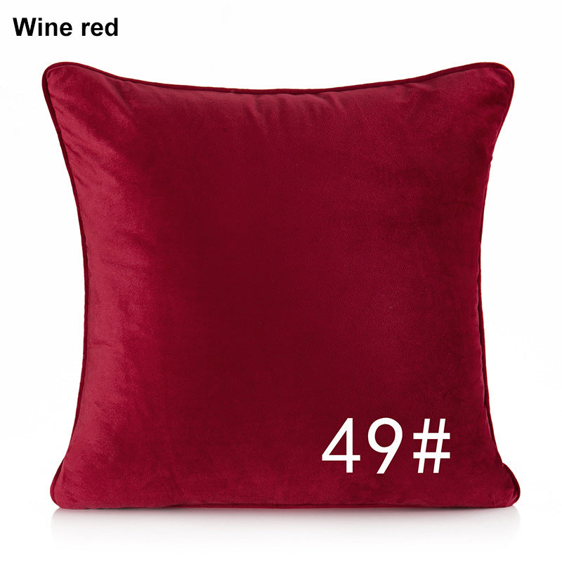17.7 x 17.7" Premium Square Dutch Velvet Throw Pillowcase With Hidden Zipper