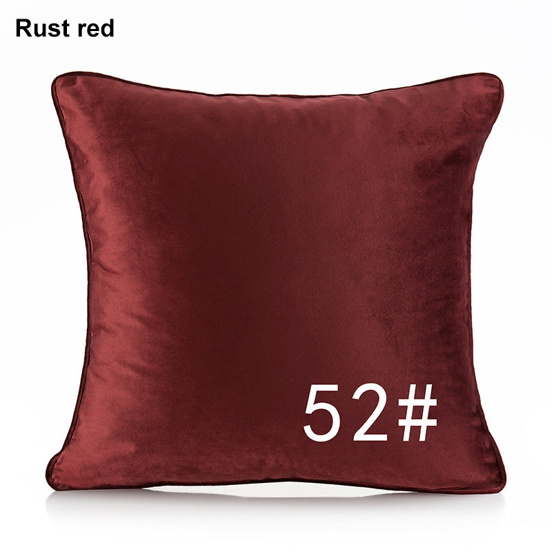 17.7 x 17.7" Premium Square Dutch Velvet Throw Pillowcase With Hidden Zipper