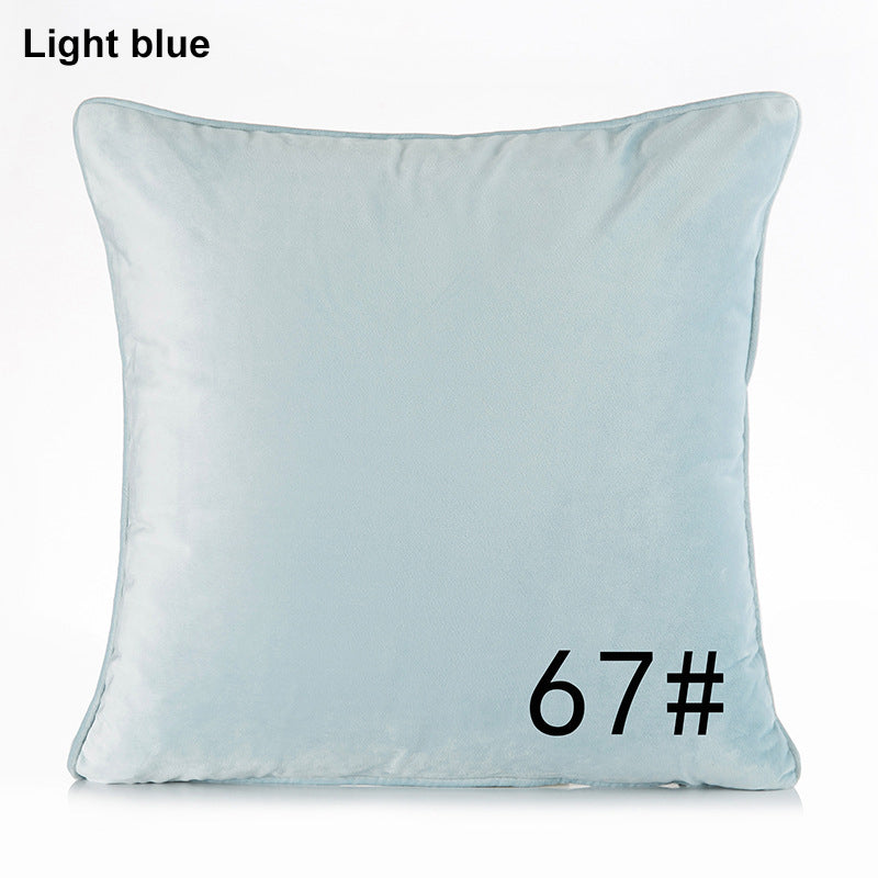 17.7 x 17.7" Premium Square Dutch Velvet Throw Pillowcase With Hidden Zipper