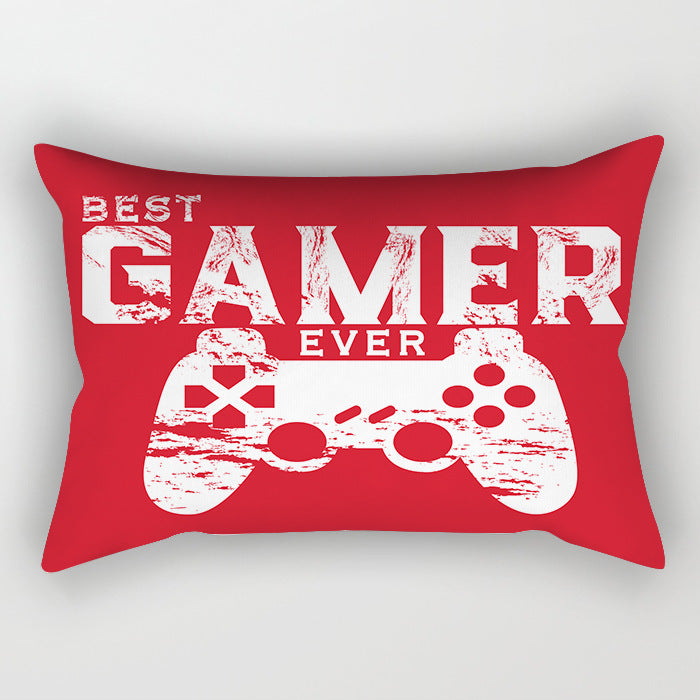Full Printed 11.8 x 19.7" Premium Square Polyester Short Plush Throw Pillowcase W/Hidden Zipper