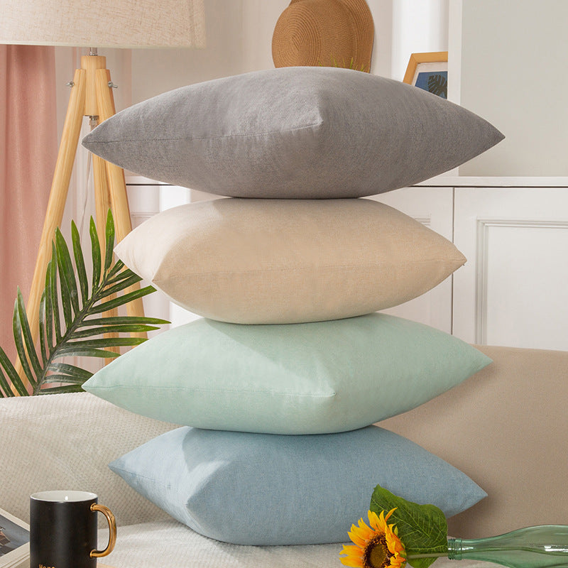 11.8 x 19.7" Premium Square Linen Throw Pillowcase With Hidden Zipper