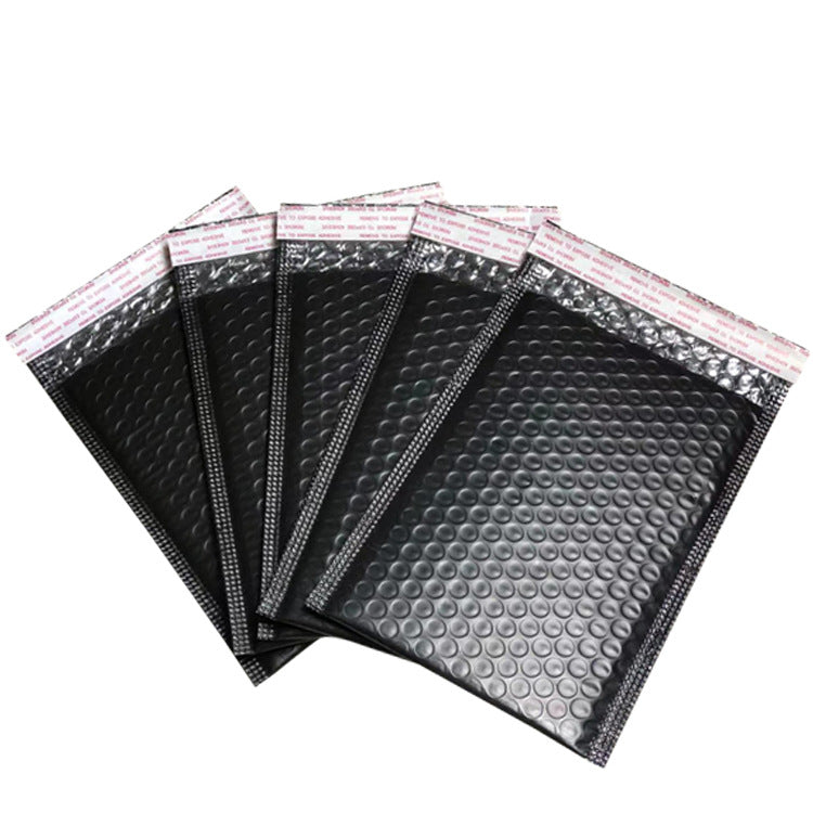 7.9 x 9.9" Black Poly Bubble Mailer Self Seal Padded Envelopes for Shipping/ Packaging/ Mailing