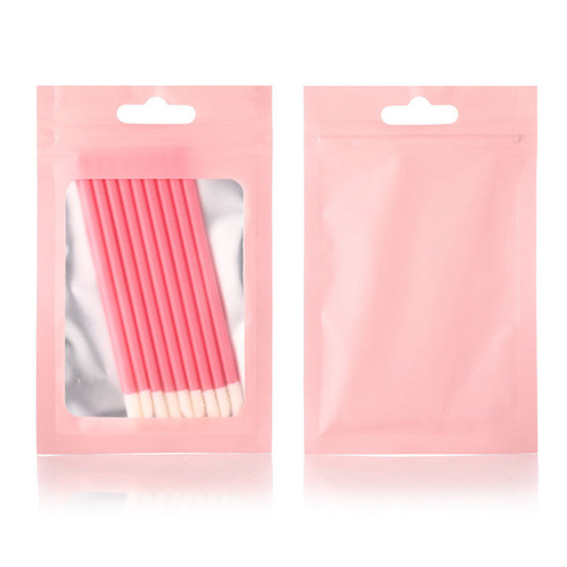 Custom Size 4x7.1" Colorful Resealable Plastic Bags Clear Window Zipper Bag Zip lock Storage Pouch