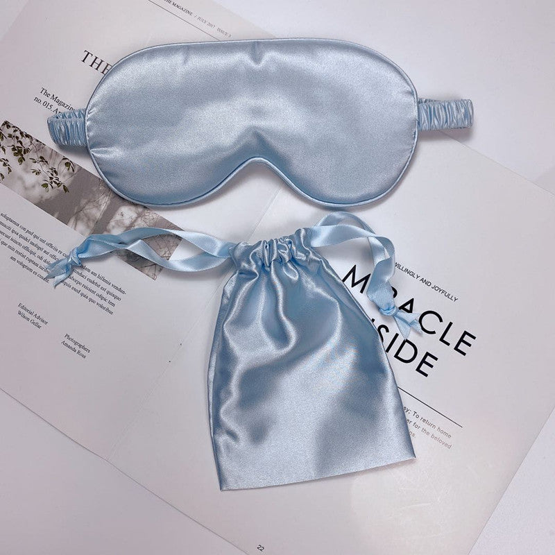 Satin Silk Eye Mask With Satin Bags